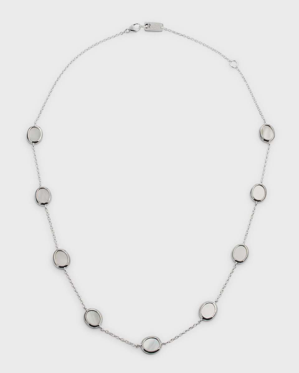 Short Confetti Necklace in Sterling Silver